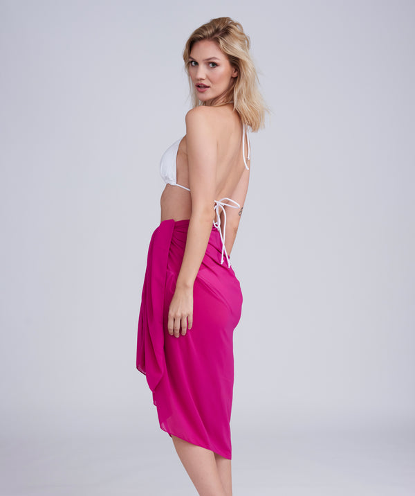 Fuchsia Full Sized Plain Sarong