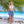 San Remo - Azure Beaded Sarong with Fringe and Shell Beading