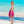 San Remo - Fuchsia Fringed and Beaded Sarong with Tassels and Shell Beading