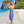 San Remo - Azure Plain Sarong in Soft Lightweight Fabric