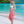 San Remo - Coral Full Sized Plain Sarong