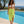 San Remo – Strand-Sarong in voller Größe