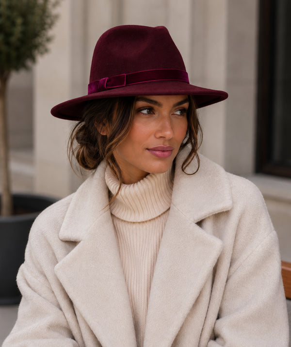Serena - Chapeau Fedora en Laine