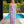 Seville - Soft Aqua and Pink Halter Neck Maxi Dress