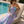 Sevilha - Vestido Maxi Soft Aqua e Rosa com Decote Halter