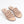 Natural Slip-On Sandal with Shell Embellishments and Padded Insole
