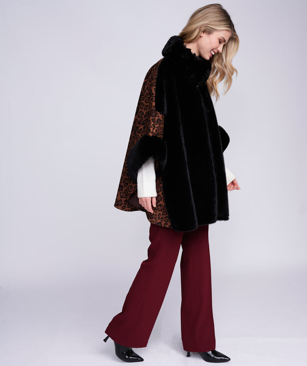 Tamara - Faux Suede Cape