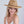 Tan Beach Fedora Hat with Bead Embellished Trim