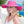Tulum - Fuchsia Wide Brim Hat with Tonal Beading