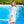 Tulsa - White/Pink Two Tone Embroidered Cover up with Drawstring Waist