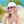 Tulum - White Wide Brim Hat with Tonal Beading