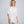White Cotton Poncho Style Beach Coverup with Fringes.