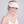 Blush Visor with Shell Bead Embellishment and Paper Straw