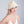Natural Straw Fedora Hat met Pearl Trim