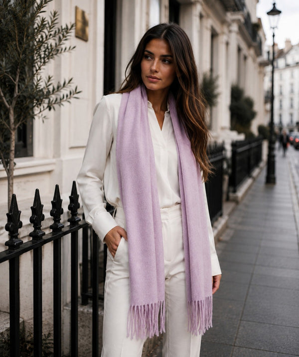 Willow - Oversized sjaal met kasjmiergevoel