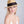 Tan/Black Straw Fedora with Satin Band - UPF 50