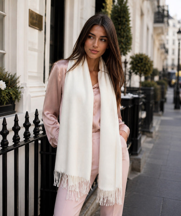 Willow - Oversized sjaal met kasjmiergevoel