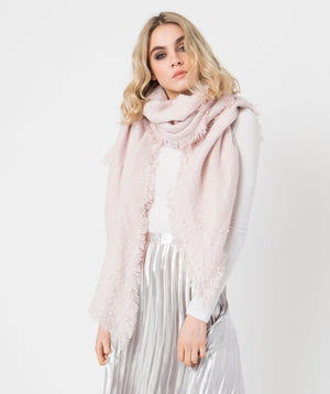 Super Soft Feminine Winter Scarf - Pink - Accessories, Alexa, Pink, Scarf, Winter Accessories