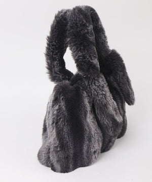 Eco Fur Tote Bag - Black/Grey - Accessories, Alpine, Bag, Black/Grey, Winter Accessories