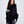 Faux Fur Trimmed Poncho - Black - Angela, Apparel, Black, Faux Fur, Outerwear, Wrap