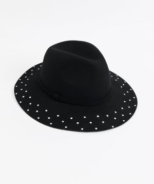 Women`s Fedora Hat - Black - Accessories, Black, Christy, Hat, Winter Accessories