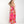 Pink Floral Print Maxi Dress with Bandeau Elasticated Top