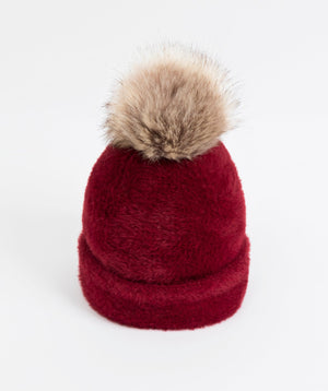 Warm Winter Pom Hat - Red - Accessories, Cosi, Hat, Red, Winter Accessories