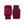 Woman`s Burgundy Fingerless Faux Fur Glove