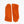Laura - Orange Faux Suede Gloves with Ruched Cuffs