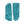 Laura - Teal Faux Suede Gloves with Ruched Cuffs