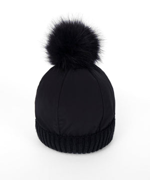 Women`s Microfibre Beanie Hat - Black - Accessories, Black, Hat, Logan, Winter Accessories
