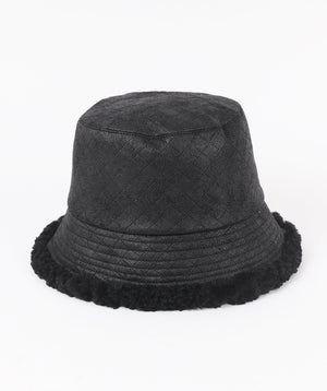 Quilted Bucket hat - Black - Accessories, Black, Hat, Lucinda, Winter Accessories