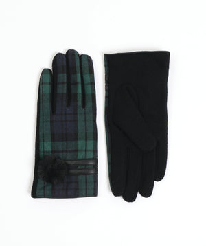 Blackwatch Tartan Gloves - Black - Accessories, Blackwatch, Glove, Nico, Winter Accessories