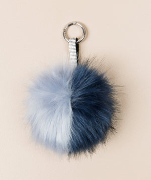 Faux Fur Keyring - Navy - Accessories, Faux Fur, Jewellery, Navy, Ozzie, Winter Accessories