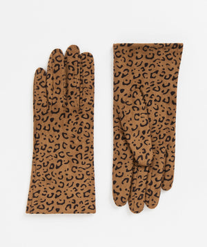 Women`s Animal Print Glove - Leopard - Accessories, Glove, Leopard, Riley, Winter Accessories