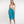 Sea Green Plain Sarong with Self-Fastening and Lightweight Fabric